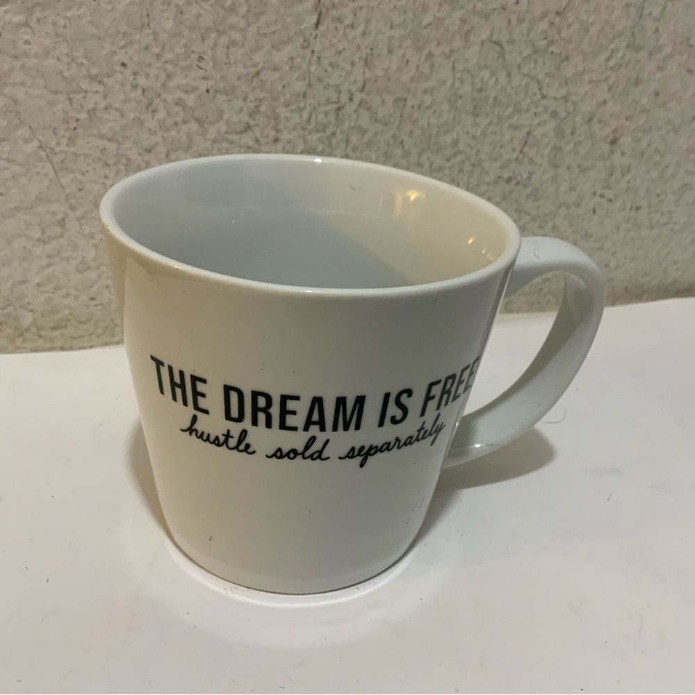 The Cellar The Dream is free  MUG Art Deco Mug large Porcelain Mug